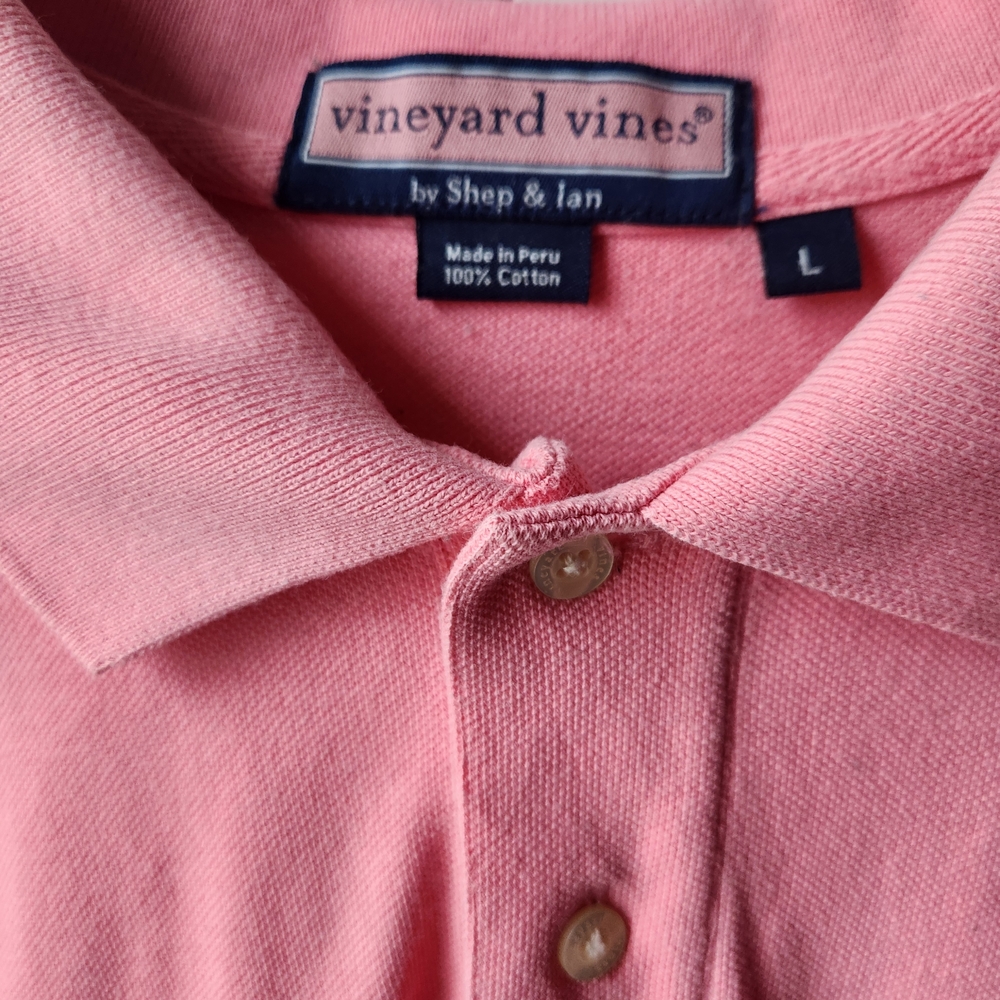 Vineyard Vines Light Pink Polo Shirt - Picture 5 of 5